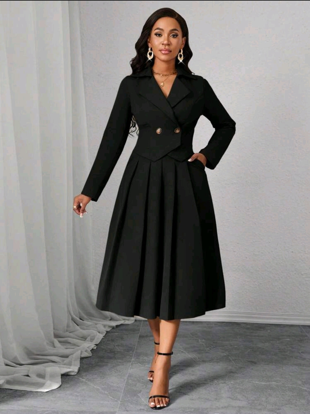 Fleurora Manteaux en fausse fourrure professionnels grande taille à manche longue