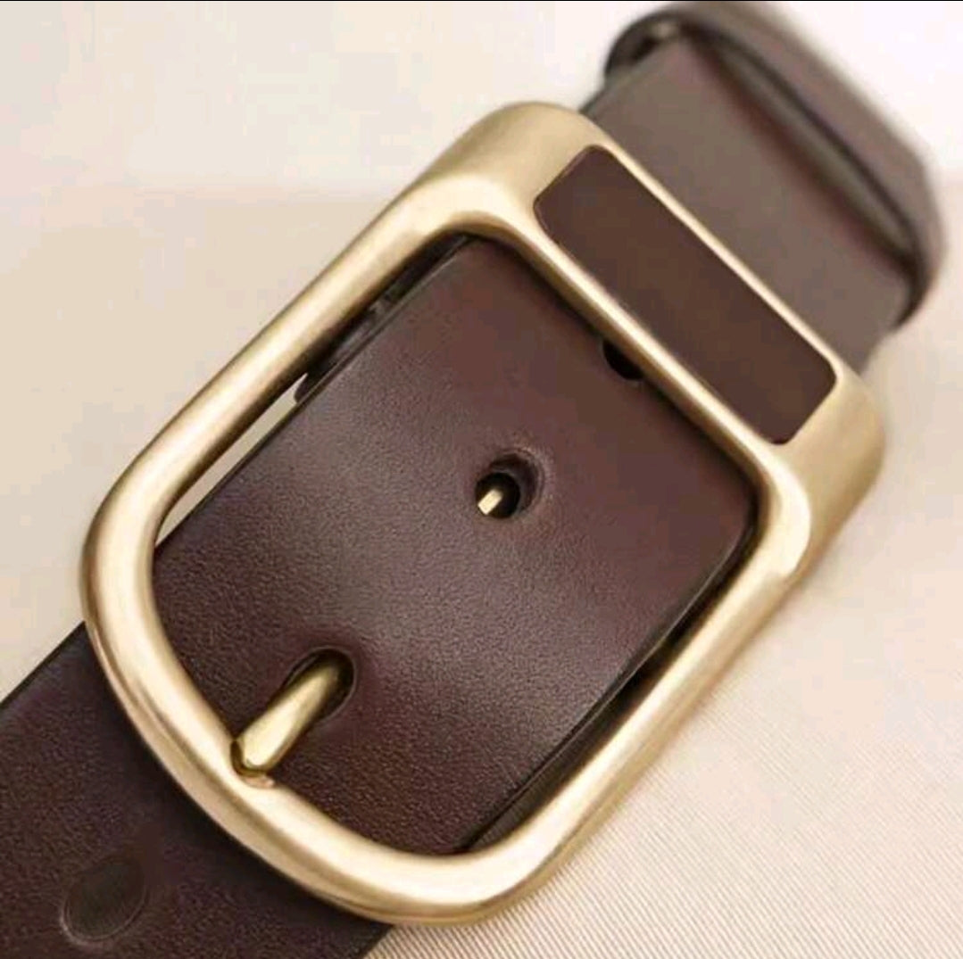 1 pièce Ceinture de haute qualité avec boucle pour hommes