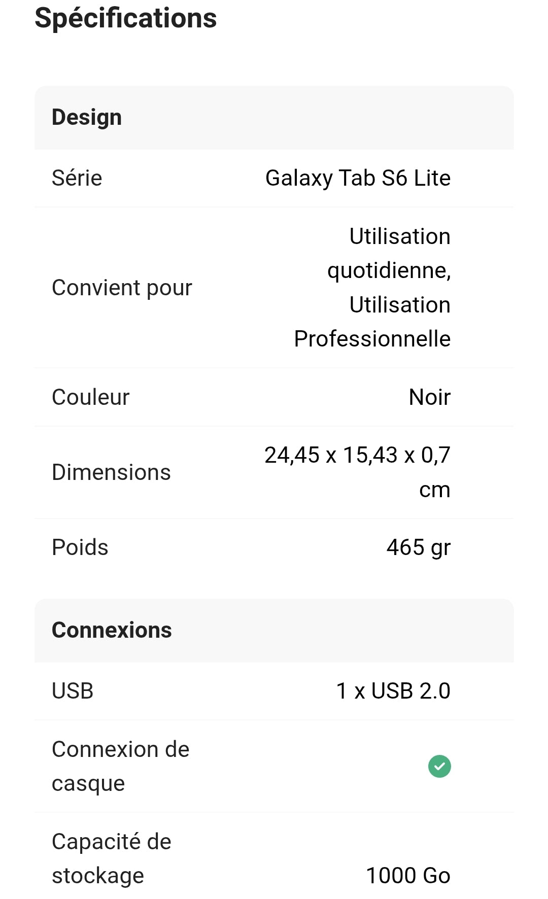 Samsung | Offre groupée Galaxy Tab S6 Lite 2024 + housse + Galaxy Buds FE garantie 2 ans