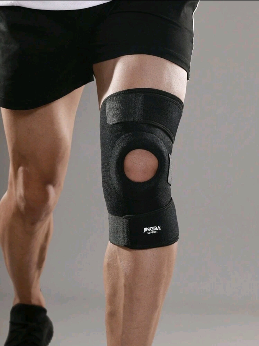 JINGBA SUPPORT 1 Pièce Support De Genou Respirable Réglable Protection