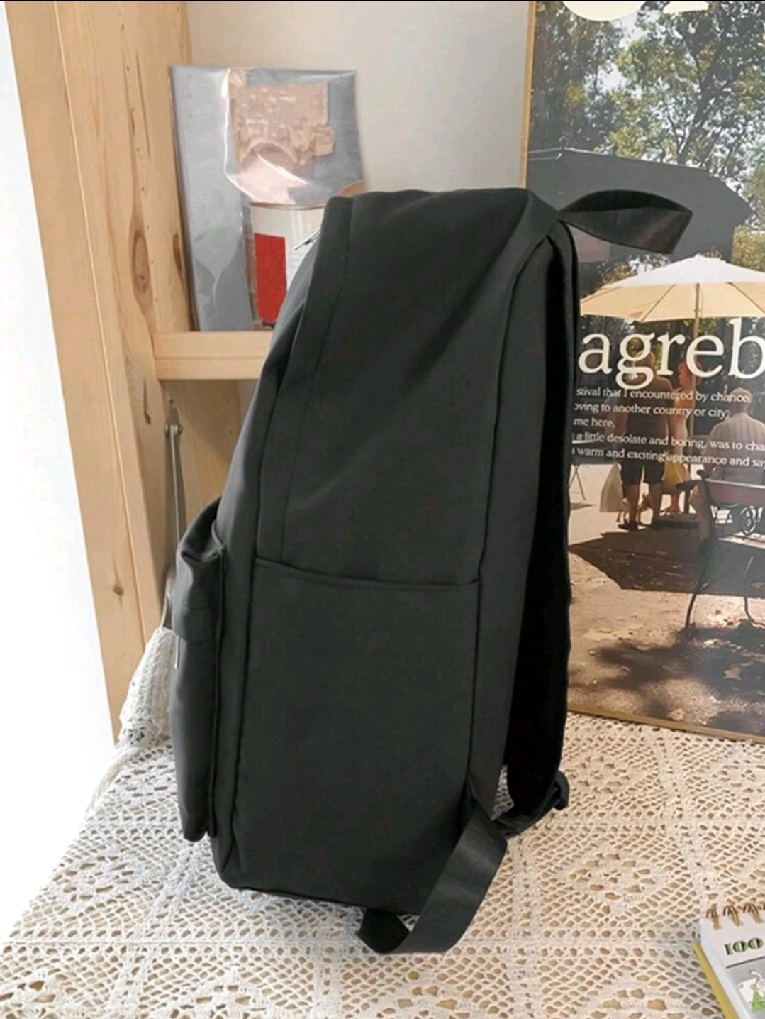 Sac à dos mode imprimé cœur et toile d'araignée pour étudiant, sac ordinateur portable, sac d'école secondaire