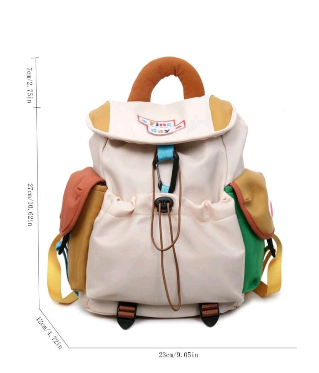 1 pièce Nouveau sac à dos multifonctionnel léger, sac de navettage casual avec grande capacité, convient aux élèves