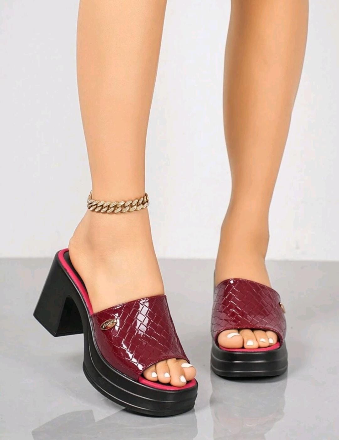 Sandales À Talon Compensé À Semelle Épaisse Pour Femmes