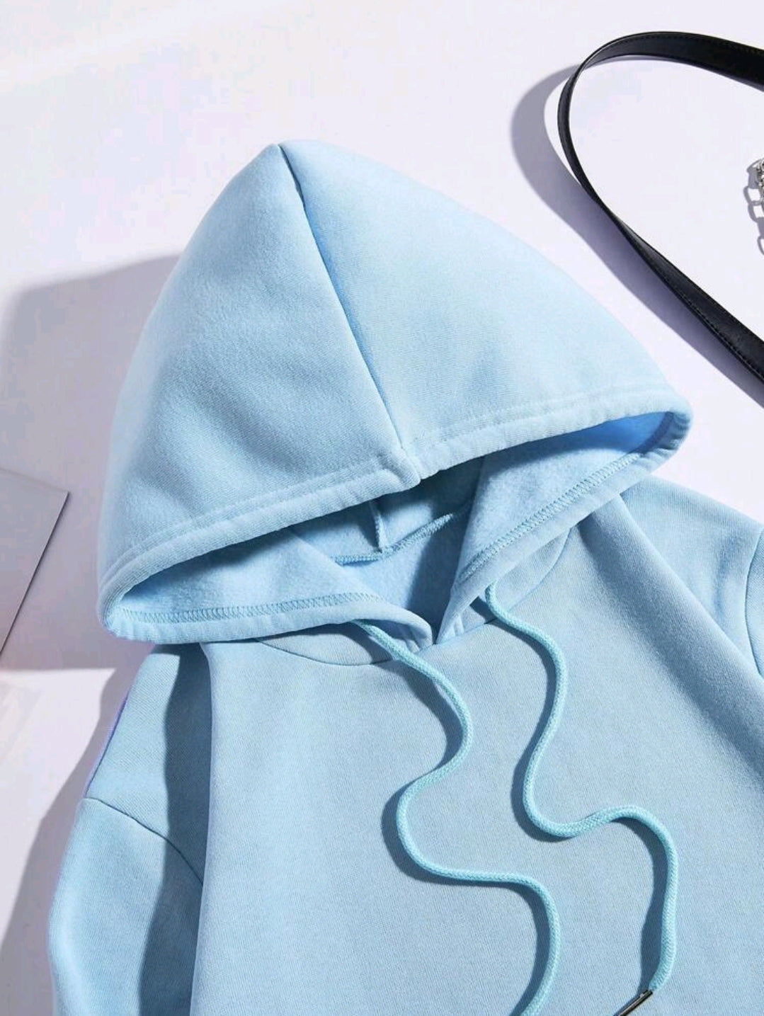 INAWLY sweat-shirt à capuche thermique avec poche kangourou, cordon de serrage