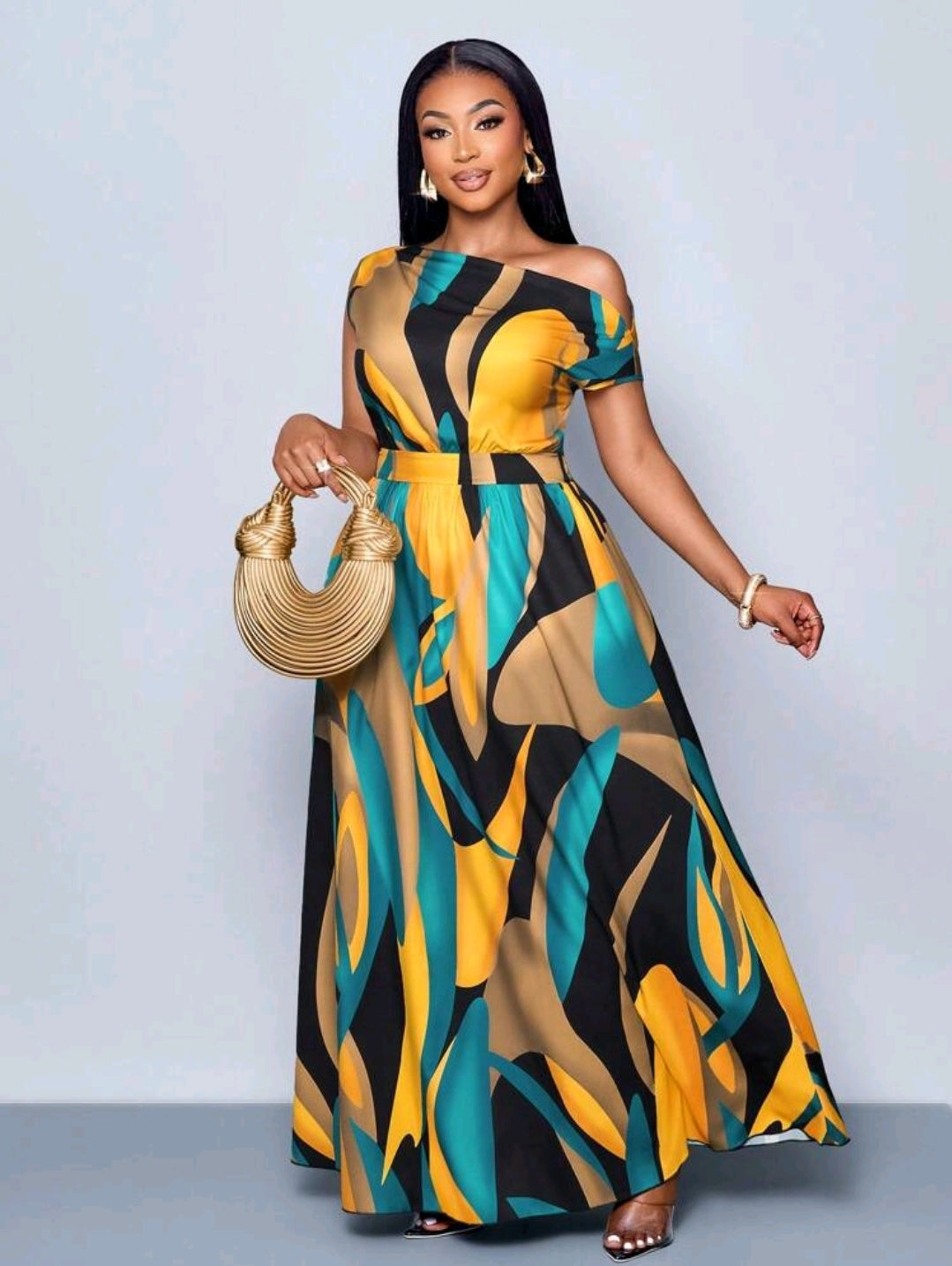 SOLERSUN Nouvelle robe élégante pour le printemps et l'été, décontractée, asymétrique à l'épaule