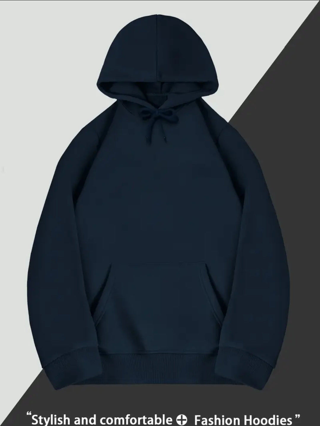 Pull-over Graphique Créature Infernale pour Hommes - Imprimé Noir et Blanc avec Poche Kangourou, 100% Polyester