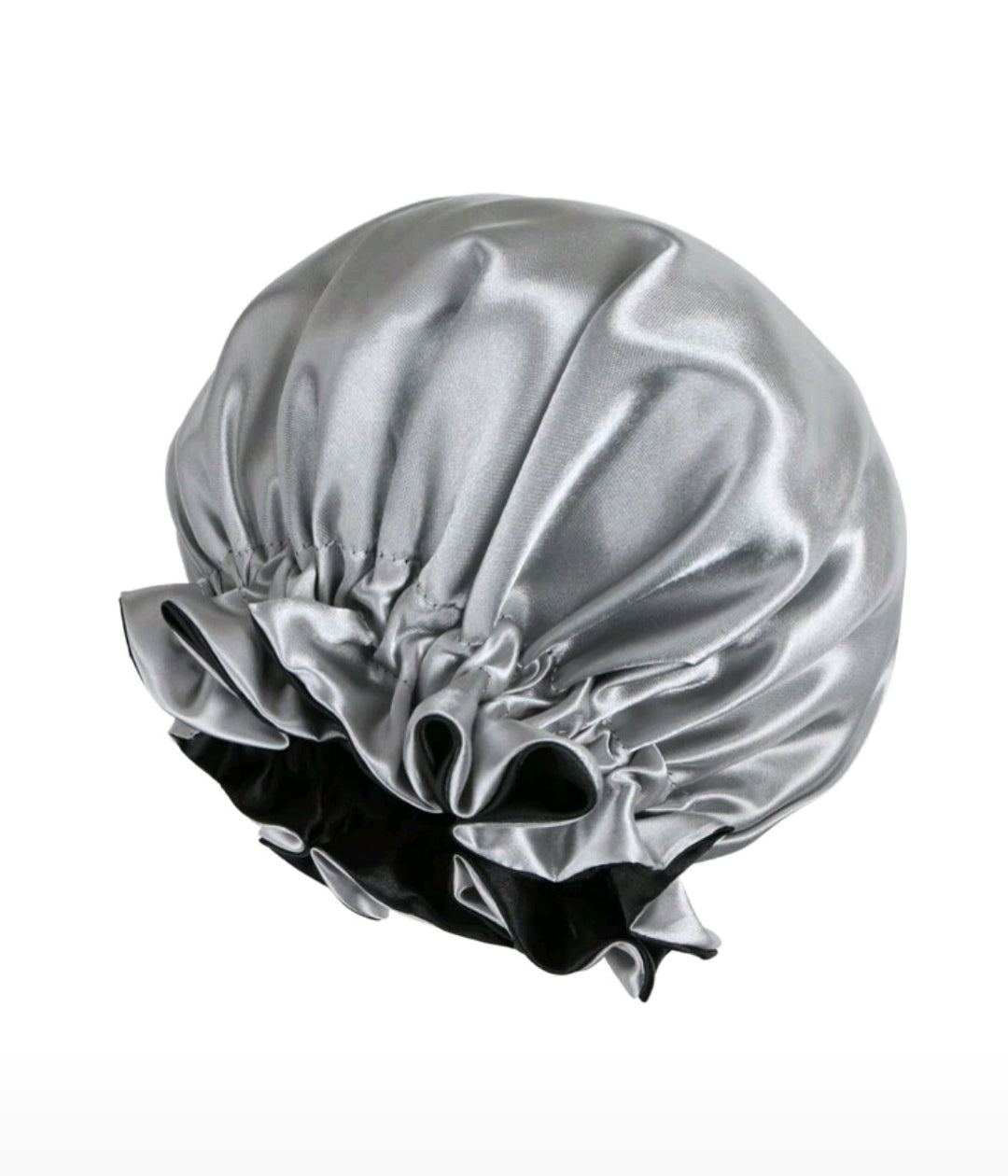 1 pièce Bonnet de sommeil doublé en satin pour femmes, coiffe pour perruques
