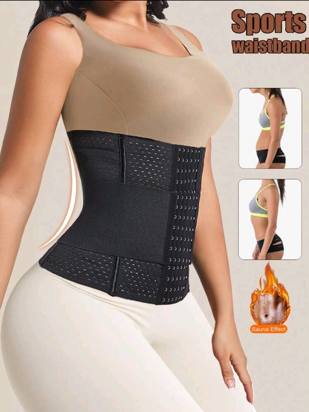 1 pièce Ceinture de maintien de la taille avec double ceinture