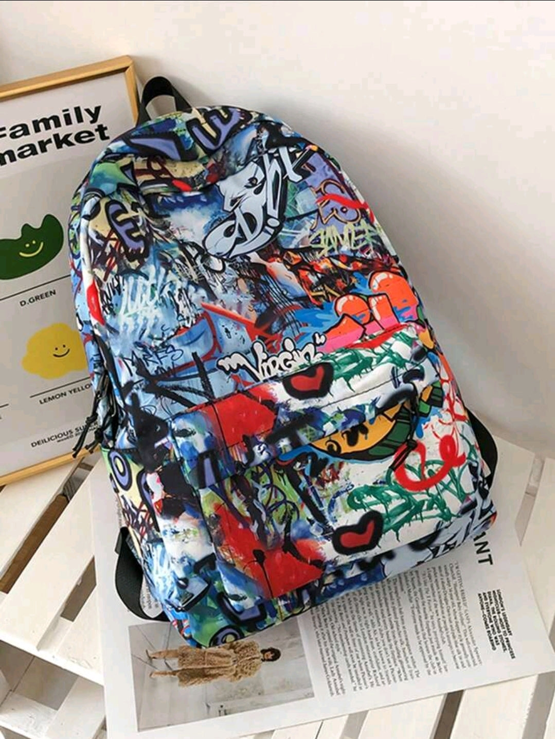 Sac à dos mode homme en canevas, sac à dos grande capacité, portable, en nylon, sac de randonnée et de voyage d'été, sac essentiel pour vacances