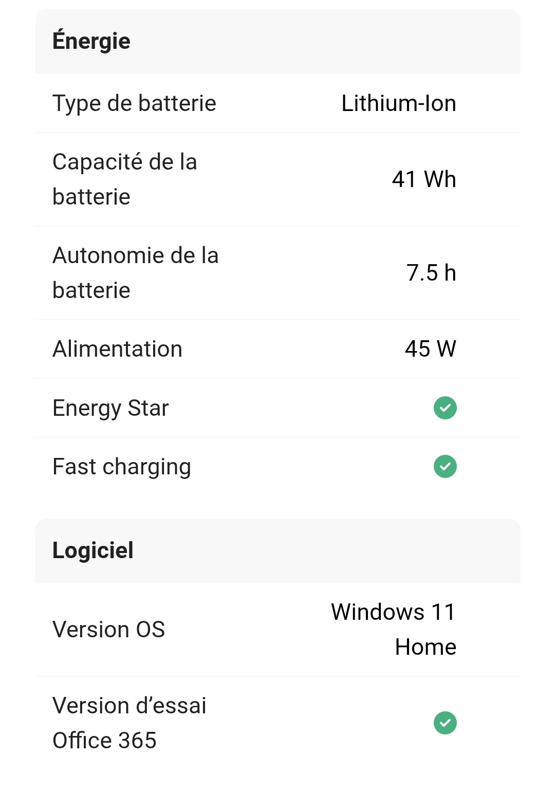 PC portables/ HP /| Laptop 15s-fq5016nb Natural Silve