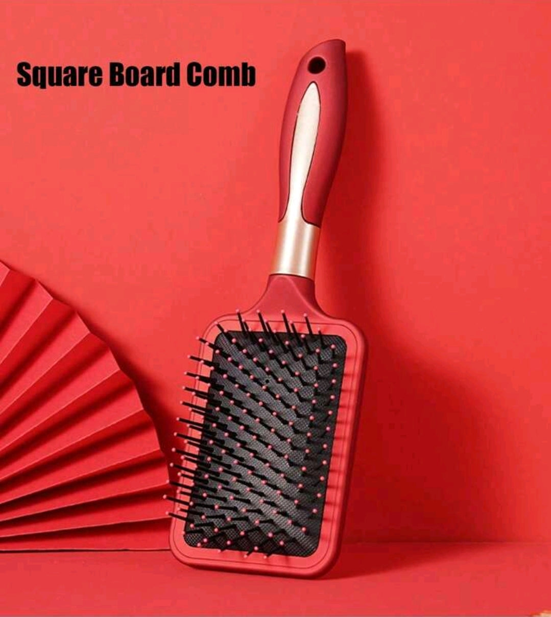 3 pièces/Ensemble de 3 pièces Brosse à cheveux ovale anti-statique de massage, brosse à cheveux ronde à aération avec des poils