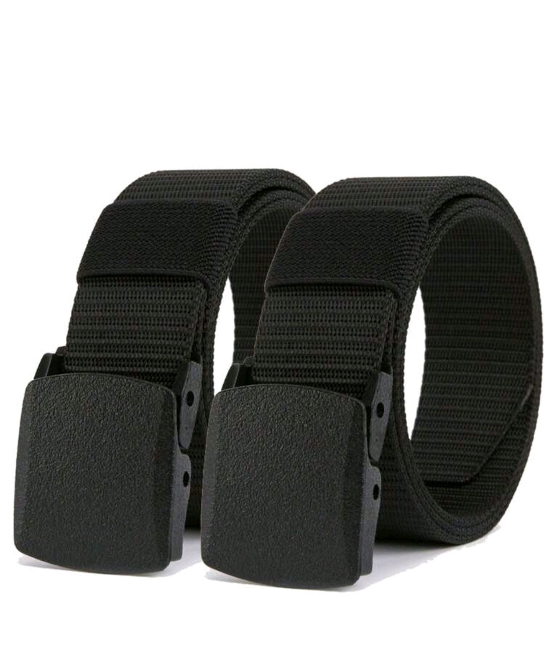 1pc Ceinture en nylon pour homme avec boucle en plastique