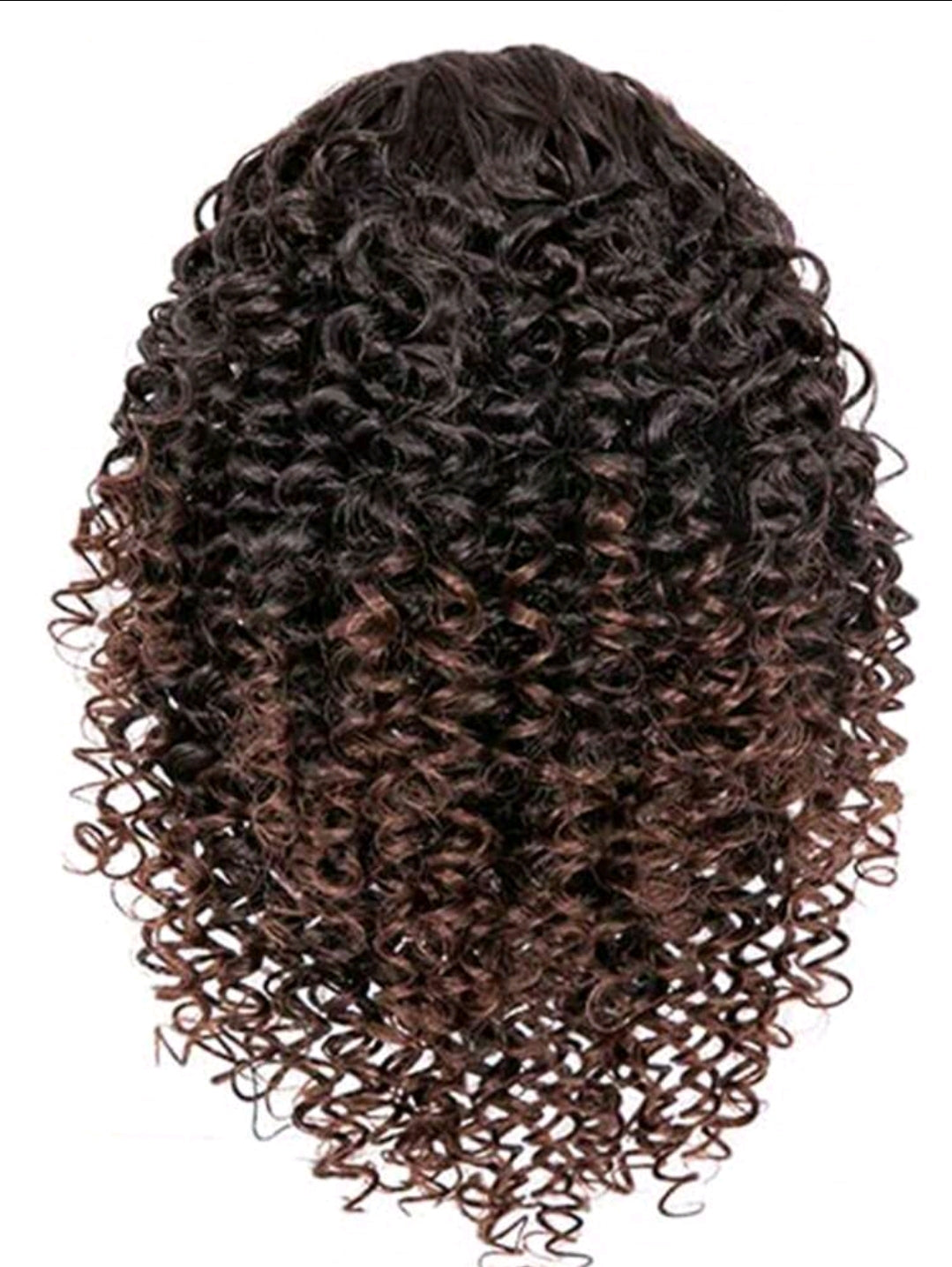 Chignon court bouclé à la mode, corde de traction naturelle de 12 pouces, deux clips, Synthétique femme africaine