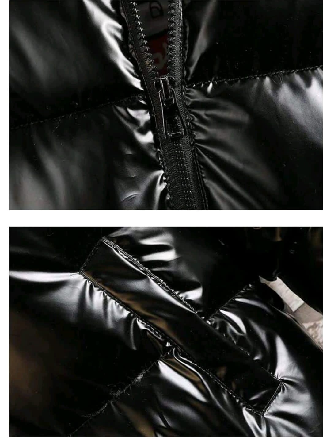 Vêtement d'hiver pour hommes, à capuche, avec fermeture éclair, ample et léger