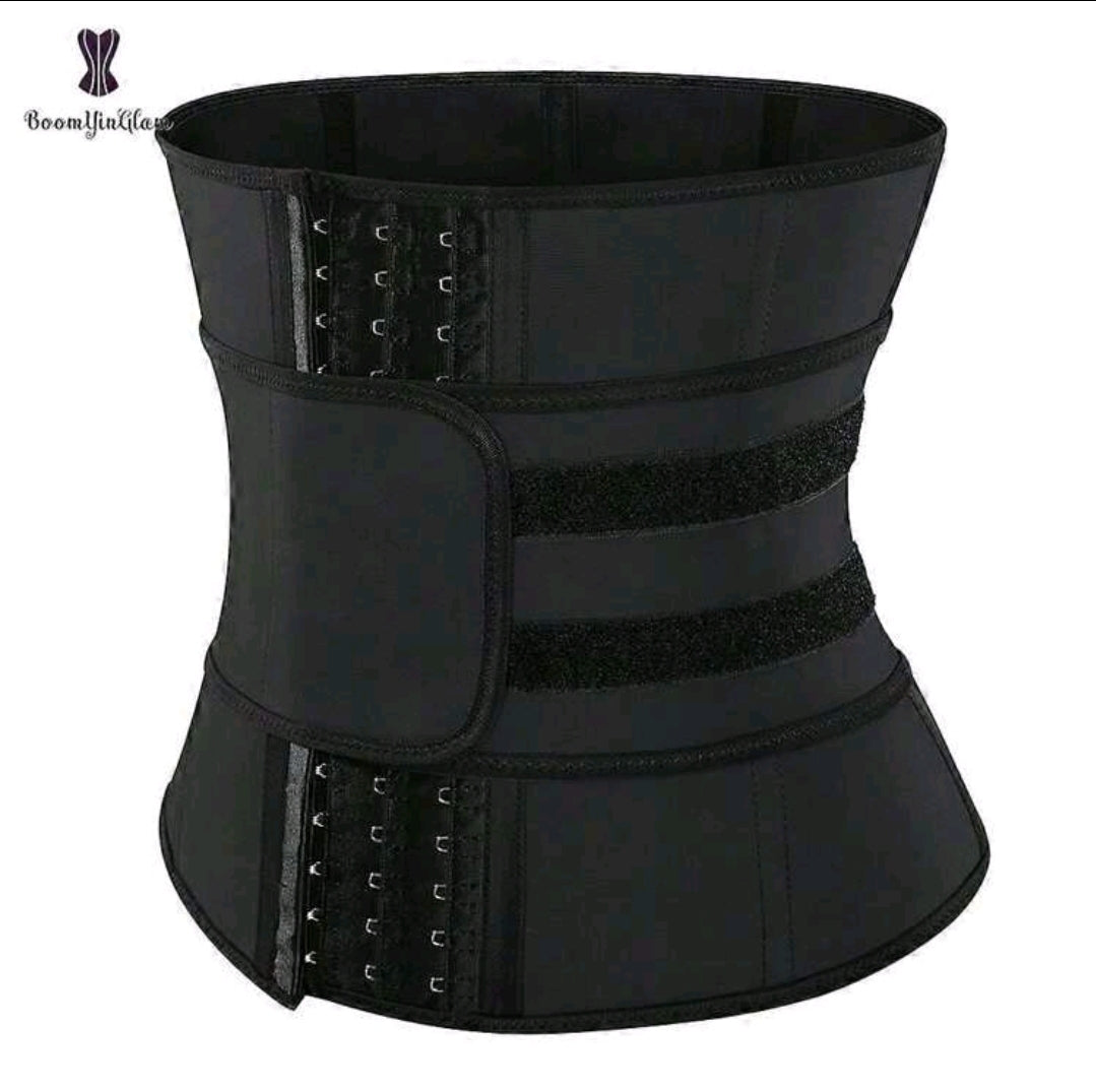 Ceinture élastique autocollante en latex, corset d'entraînement