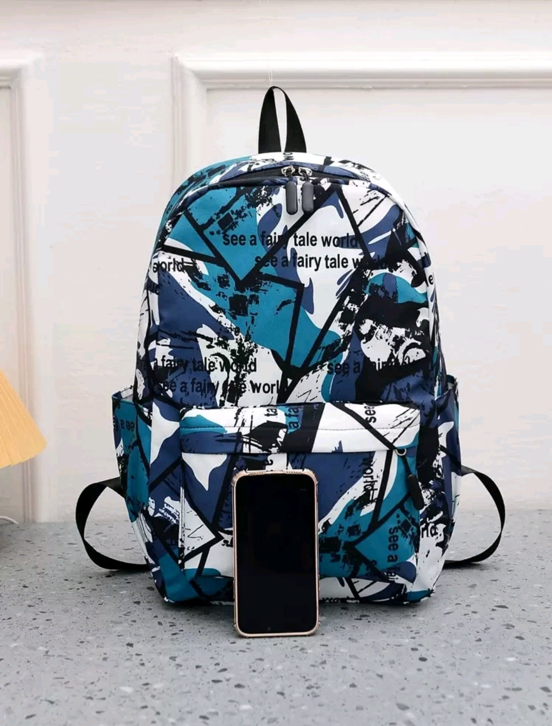 Sac à dos pliable de grande capacité de 15 pouces pour hommes avec blocs de couleurs