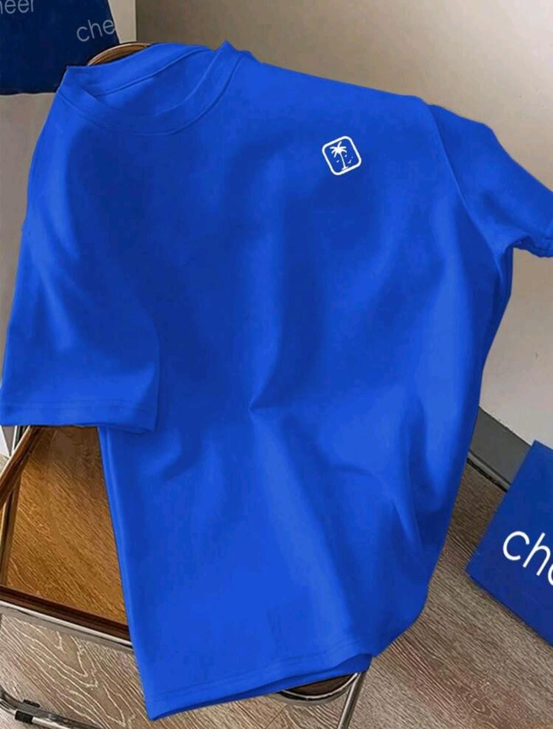 Manfinity Hypemode T-shirt casual à col rond et manches courtes