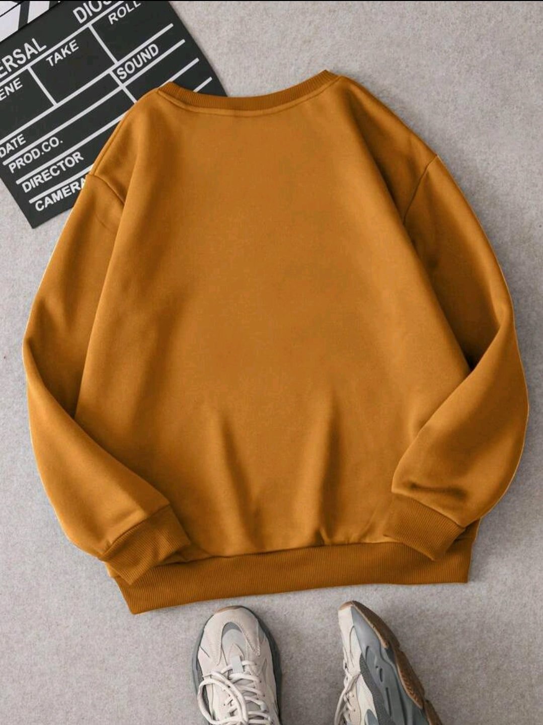 INAWLY Sweatshirt oversize, épais, col rond, à motif floral imprimé, pour femme, adapté à l'automne, manches longues