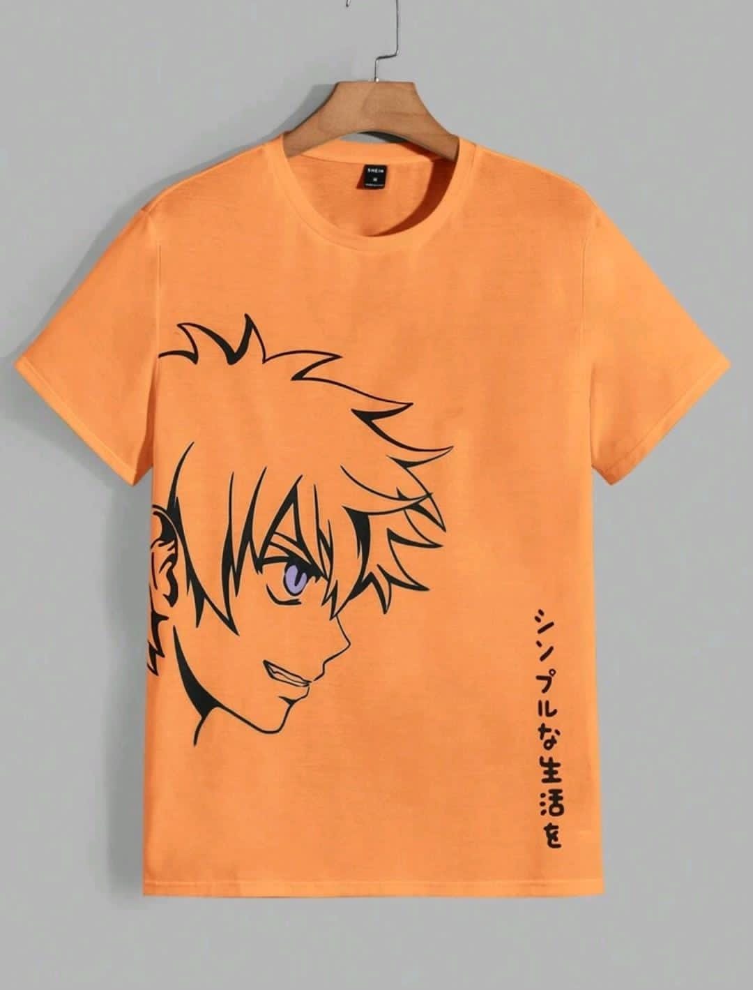 Manfinity RebelGame Homme T-shirt à motif japonaise et figure