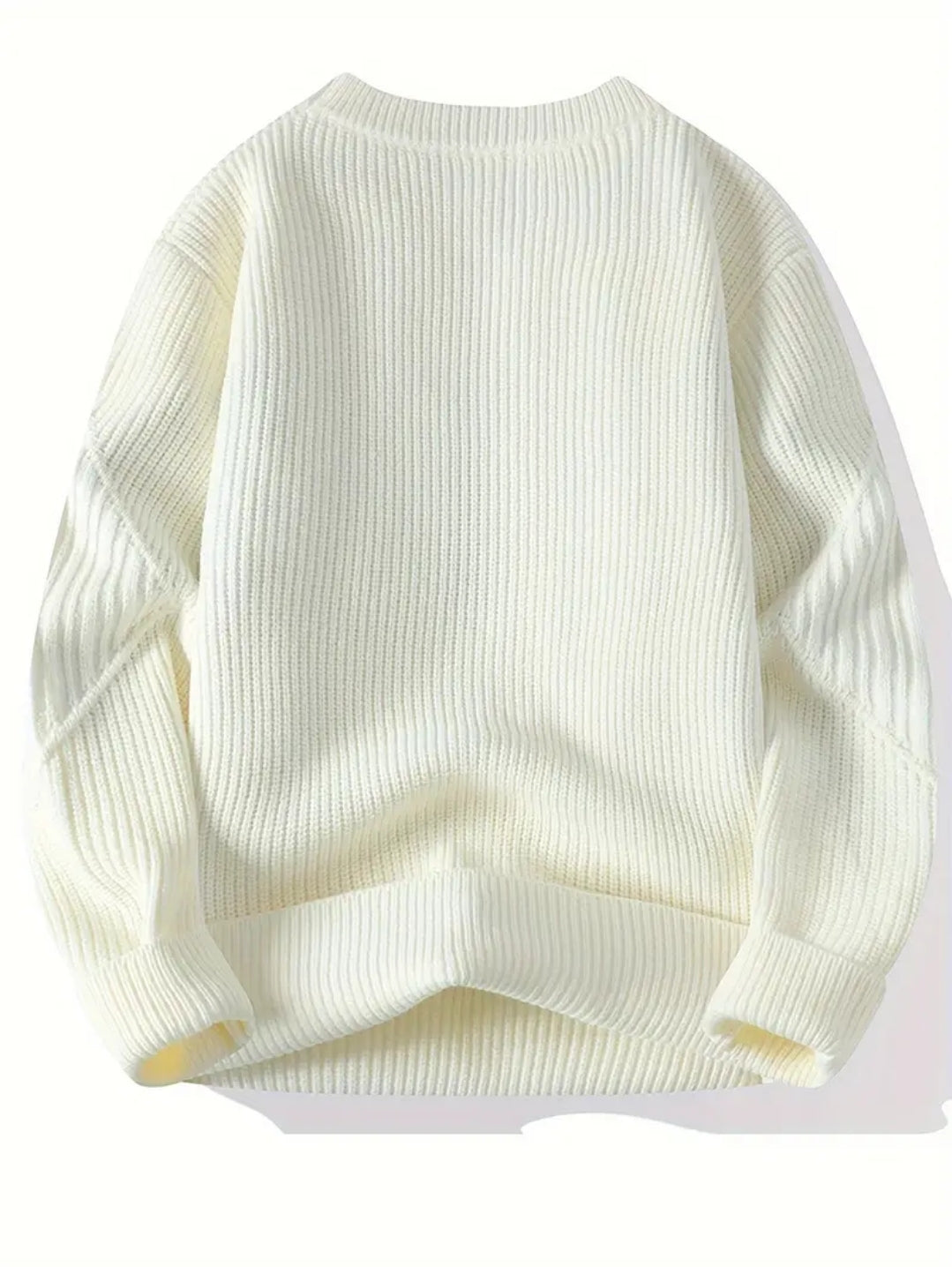 Pull Tricoté à Rayures et Blocs de Couleur pour Homme, Pull Décontracté à Manches