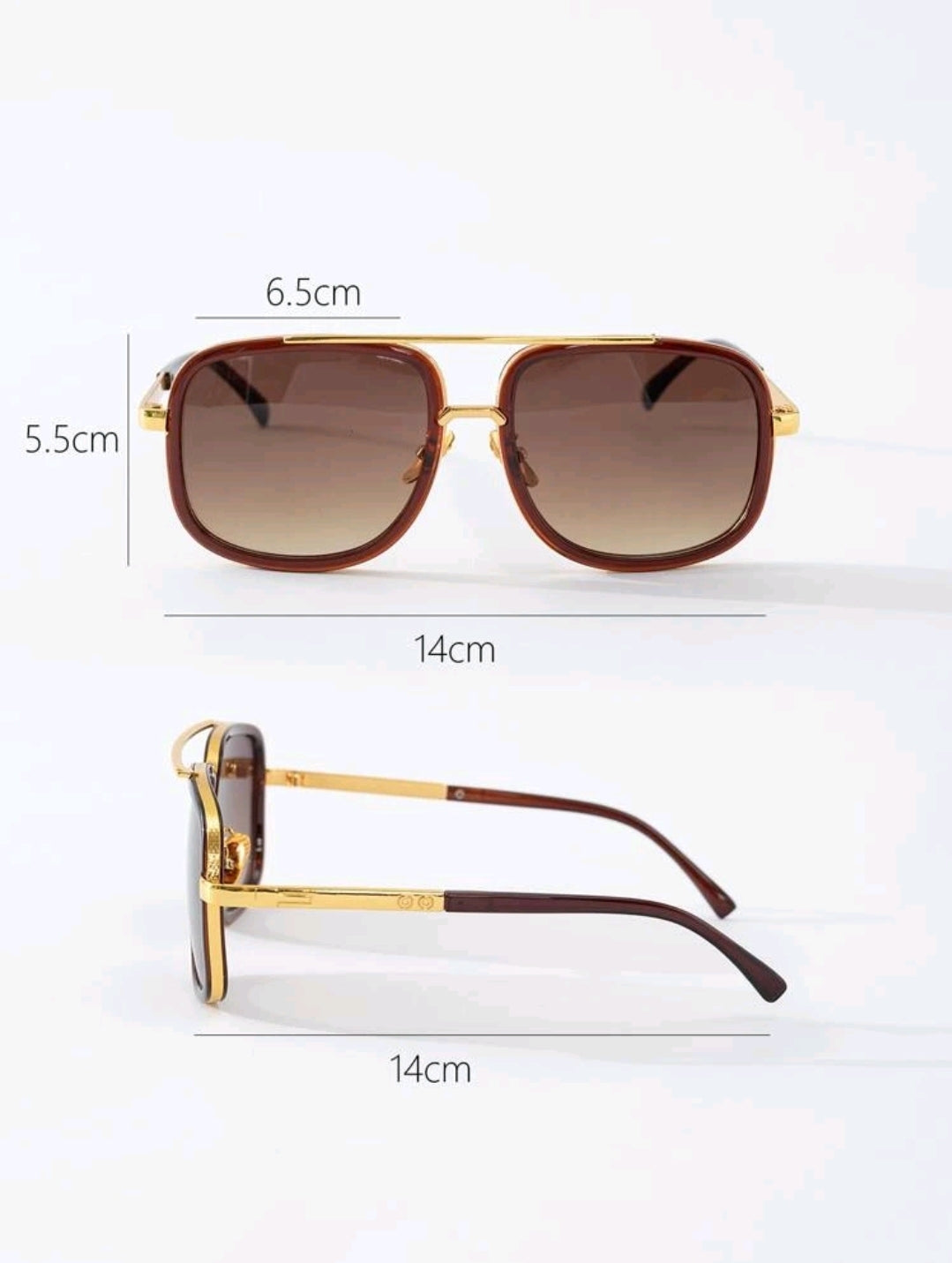 1 pièce Lunettes de soleil carrées classiques vintage pour hommes, accessoires royaux, accessoires de plage, lunettes de soleil