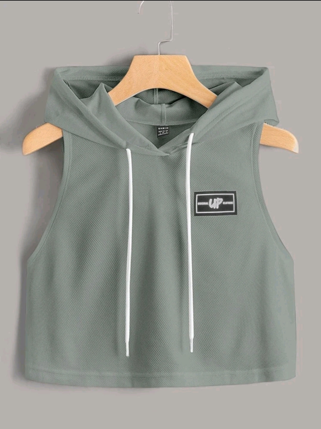 EZwear Débardeur À Capuche Pour Femmes Avec Détails Patchés, Adapté Aux Sports D'été