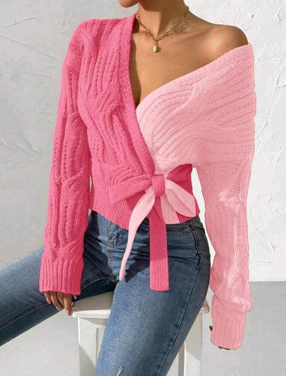 Relaxiva Cardigan cache-cœur blocs