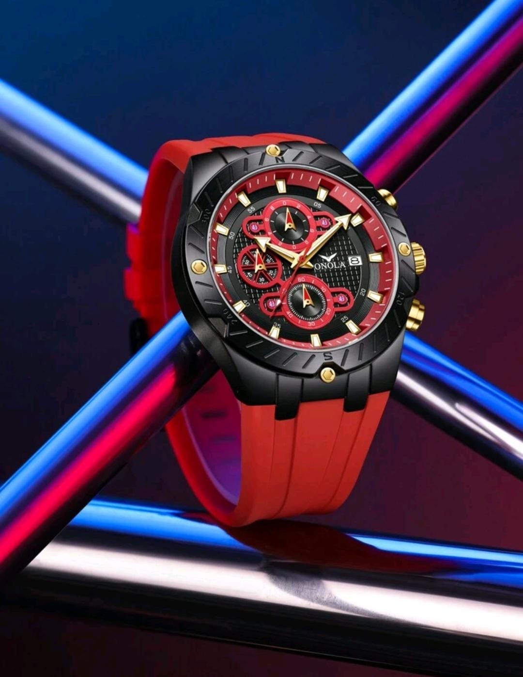 Montre à quartz pour hommes de la marque ONOLA