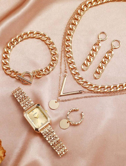 Montre de femme, portefeuille et set de portefeuille , élégant et de luxe avec strass.