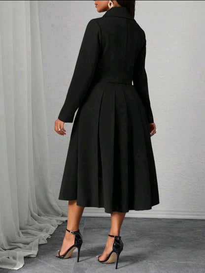 Fleurora Manteaux en fausse fourrure professionnels grande taille à manche longue