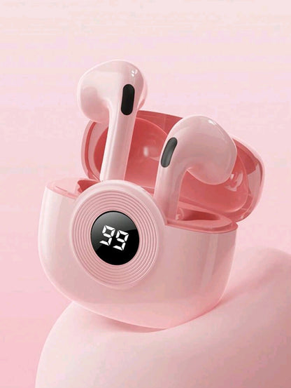 Écouteurs sans fil véritables, haut-parleurs de 13 mm avec graves puissants, Bluetooth 5.0, micro intégré, lecture ultra longue, résistant à l'eau, compatible avec Apple et Android