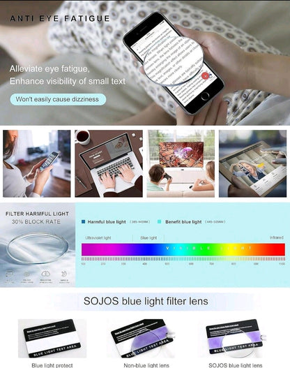 Lunettes de soleil pour hommes à verres transparents -