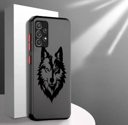 Coque de Téléphone Motif Loup pour Galaxy A22 A23 A25 A21s A24 4G A32 A33 A34 A35 A51 A52 A52s A53 A54 A55 A71 A72 A73 5G
