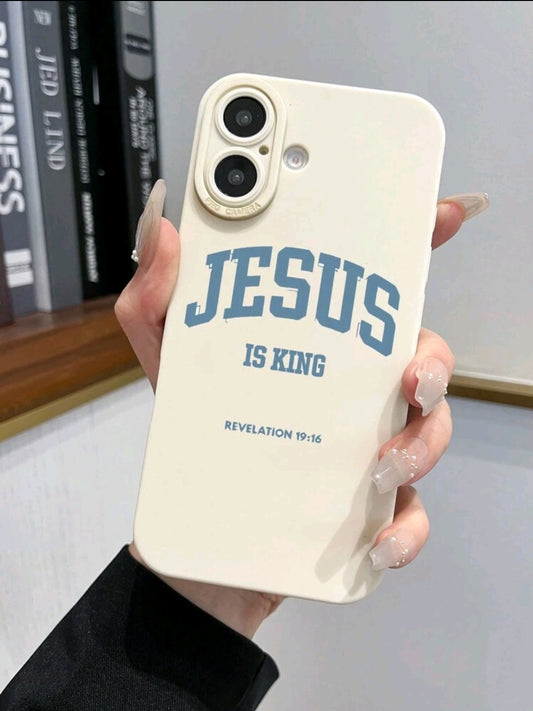 Étui en silicone liquide pour téléphone portable Jésus avec protection intégrale, anti-chocs et antichute. Étui en caoutchouc souple TPU compatible avec 16/11/12/13/14/15/15 Pro/15 Plus/15 Promax/7 Plus/8 Plus/X/XS Max/XR/11 Pro/12 Pro/13 Pro/14 Pro/12 mi