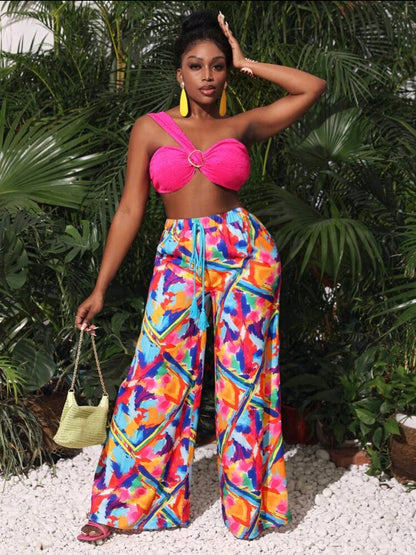 Slaydiva Pantalon Large De Loisir Pour Femme De Résidence De Festival De Musique