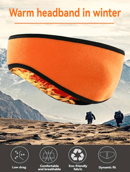 1 pièce Bandeau de sport, cache-oreilles en peluche, pour hommes femmes ski d'hiver course cyclisme
