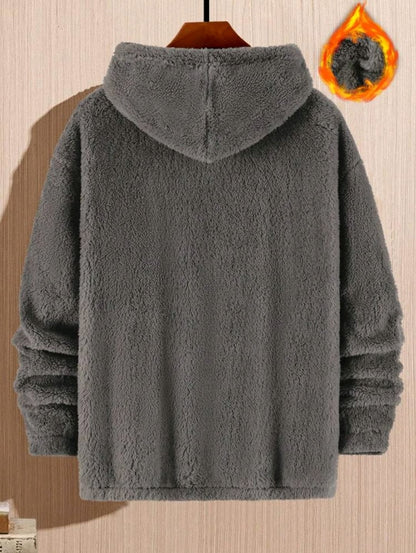 Manfinity Homme Sweat-shirt à capuche avec cordon de serrage