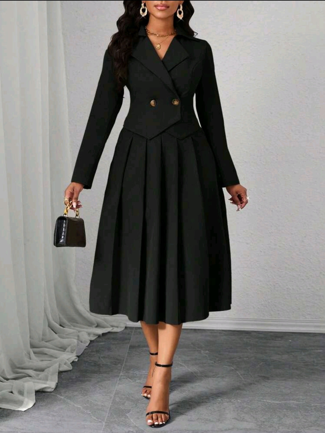 Fleurora Manteaux en fausse fourrure professionnels grande taille à manche longue