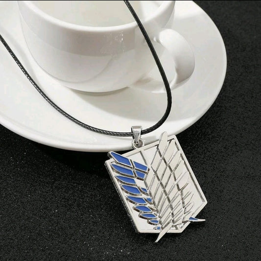 1 pièce Insigne de corps de l'Attaque des Titans, style dessin animé anime, pendentif bataillon d'exploration