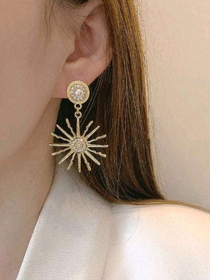 3 paires Boucles d'oreilles clip-on, clips d'oreilles élégants vintage à la mode, beaux accessoires de bijoux