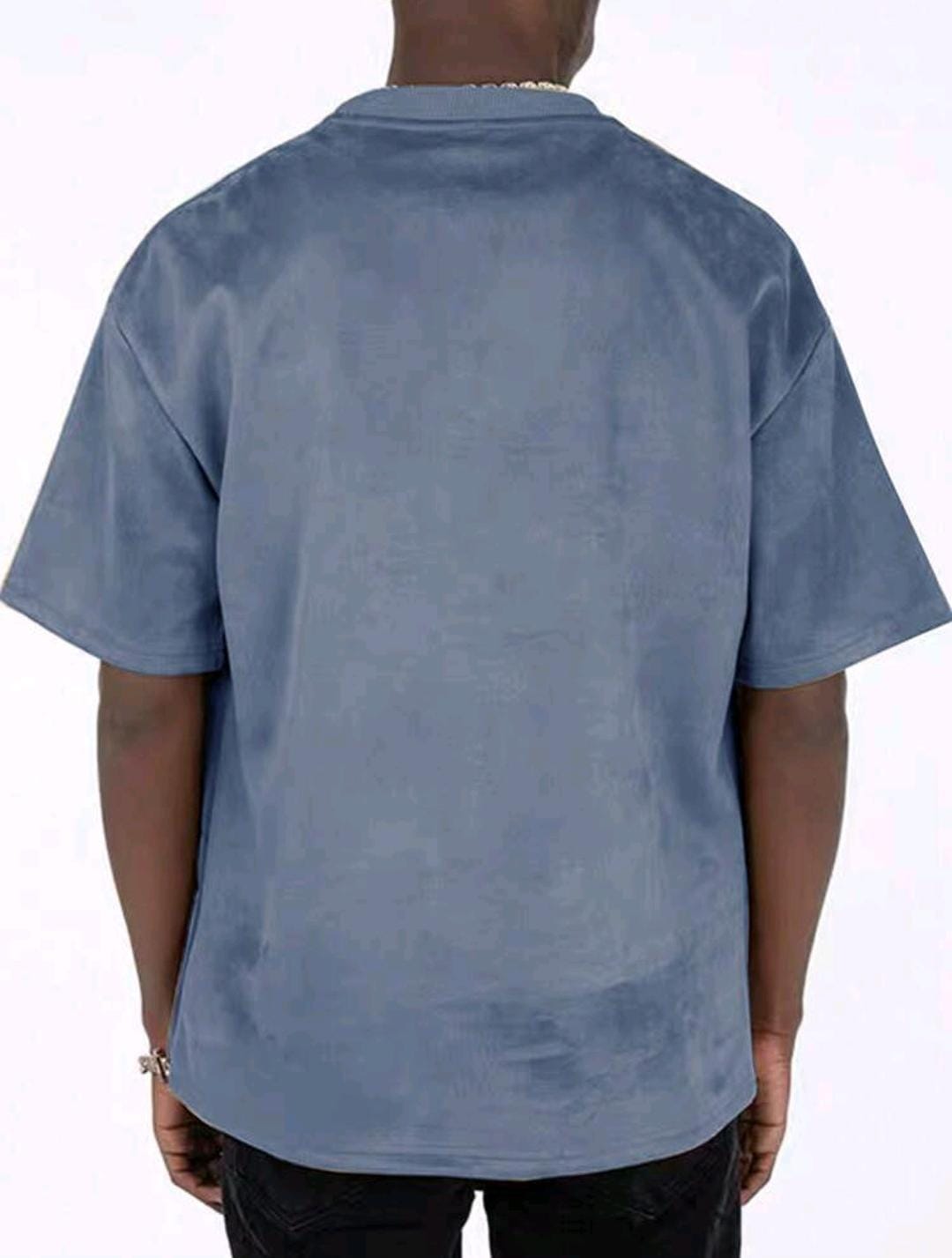 Manfinity EMRG T-shirt vintage ample homme à épaules tombant avec broderie croisée