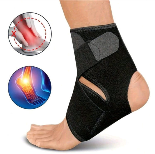 1 Pièce Enveloppe De Compression De Cheville Réglable Pour Le Sport, La Course