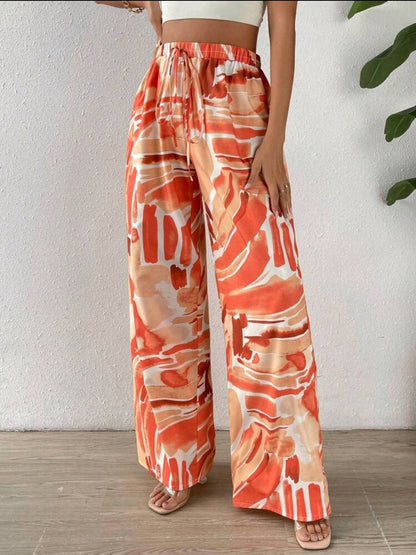Holidaya Pantalon Ample Imprimé