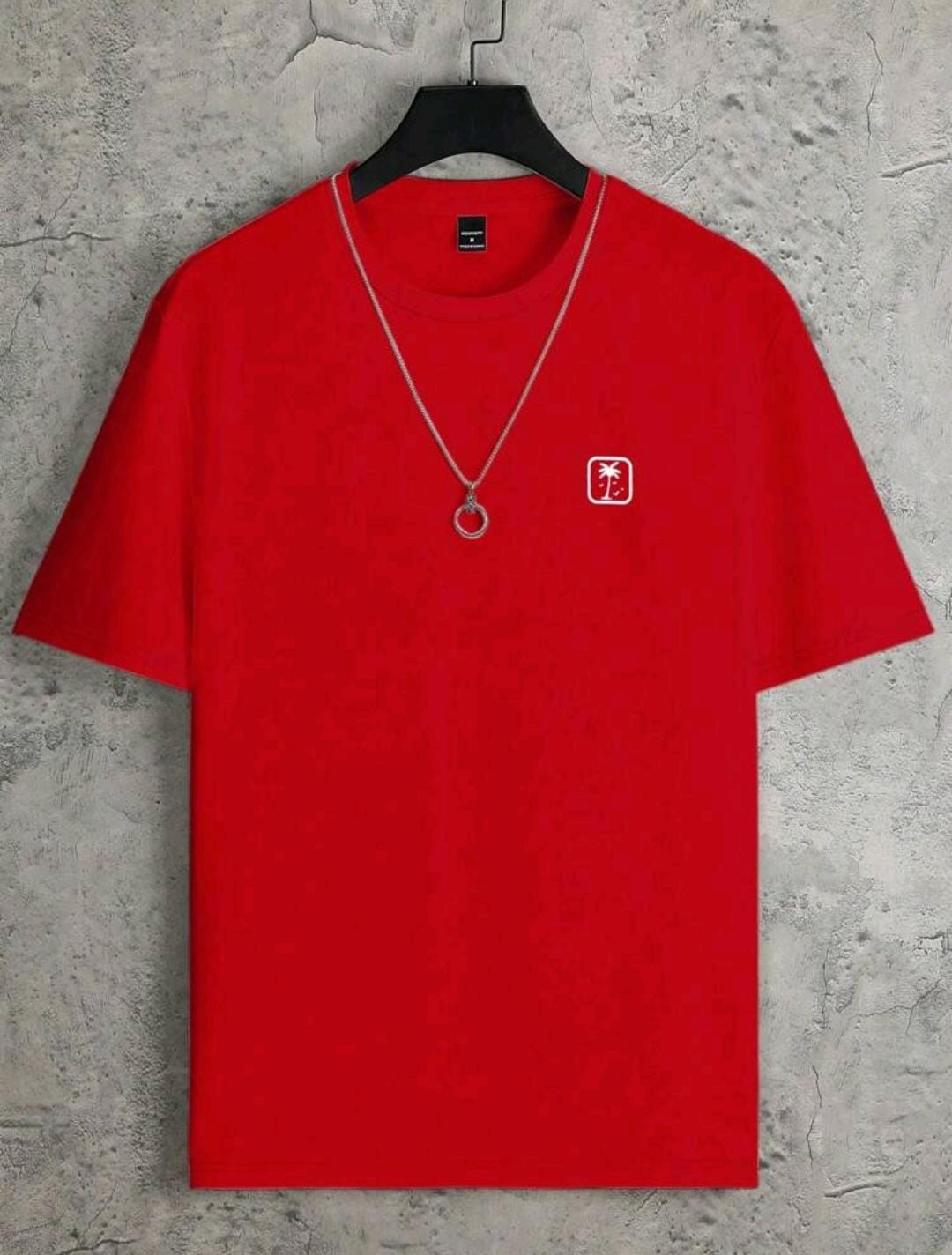 Manfinity Hypemode T-shirt casual à col rond et manches courtes