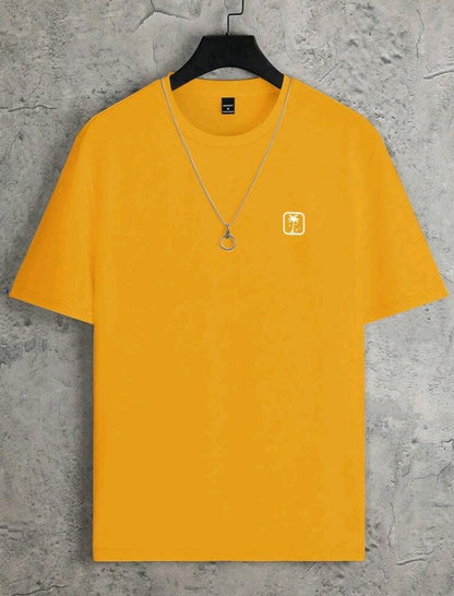 Manfinity Hypemode T-shirt casual à col rond et manches courtes