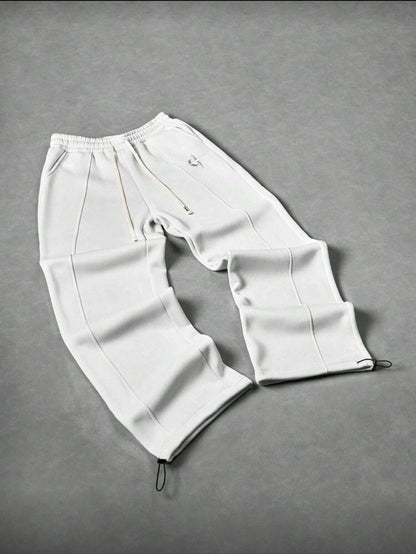 Manfinity Hypemode Pantalon de survêtement style casual de rue pour jeunes hommes avec badge brodé