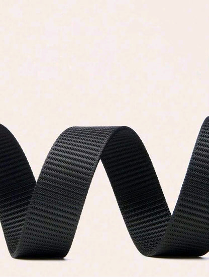 Ceinture à cliquet en nylon pour homme, ceinture mode homme en tissu nylon