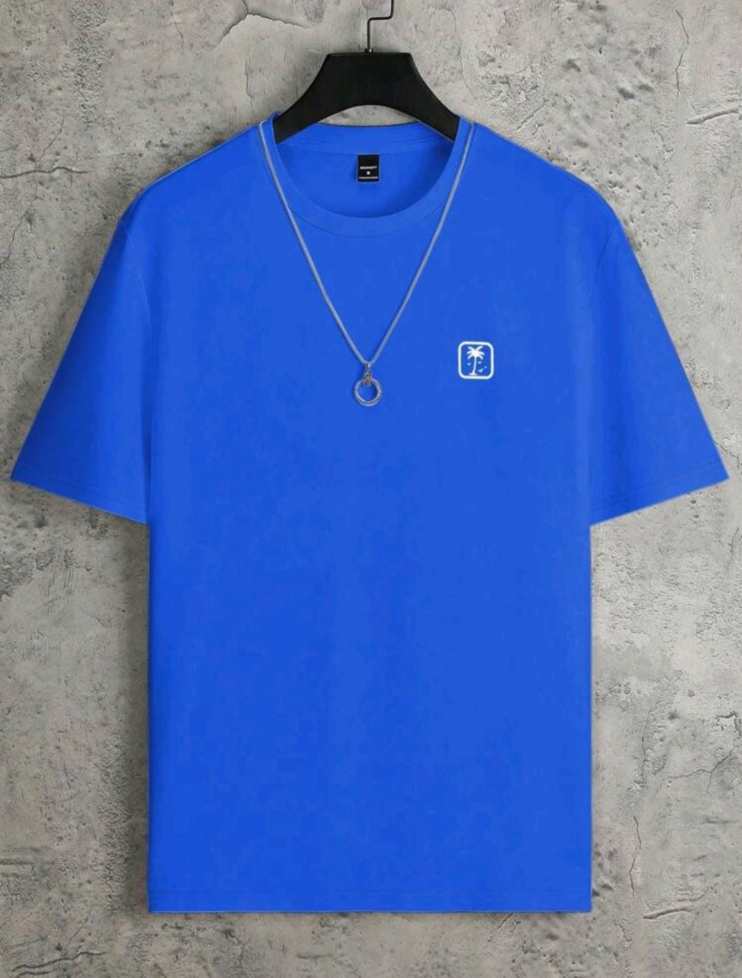 Manfinity Hypemode T-shirt casual à col rond et manches courtes