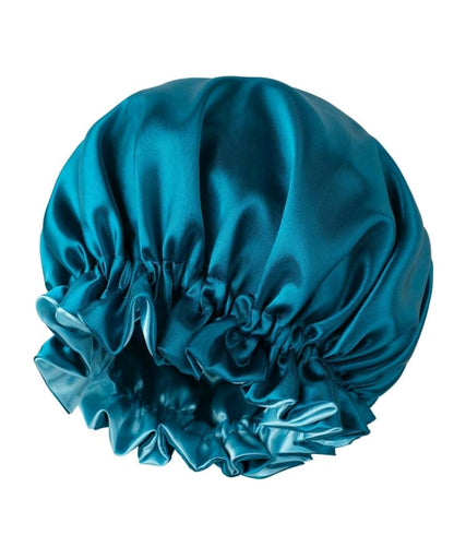 1 pièce Bonnet de sommeil doublé en satin pour femmes, coiffe pour perruques