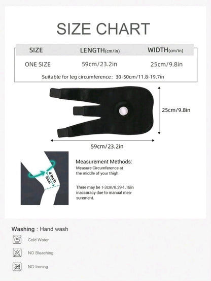 JINGBA SUPPORT 1 Pièce Support De Genou Respirable Réglable Protection